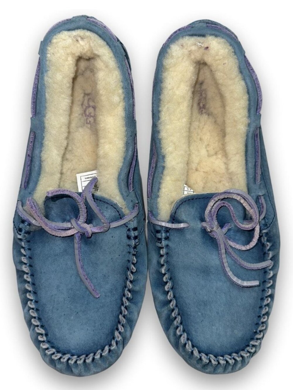UGG Dakota Blue Suede Slippers size 8